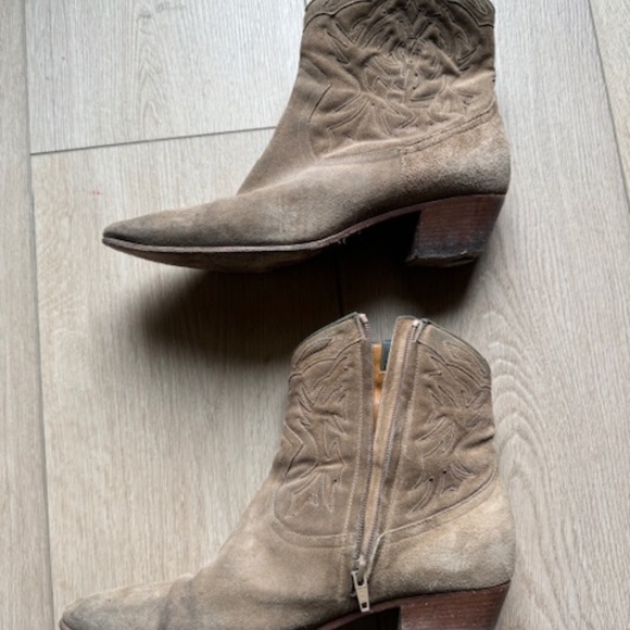 Saint Laurent Rock Suede 41 Western Boot - Picture 4 of 7